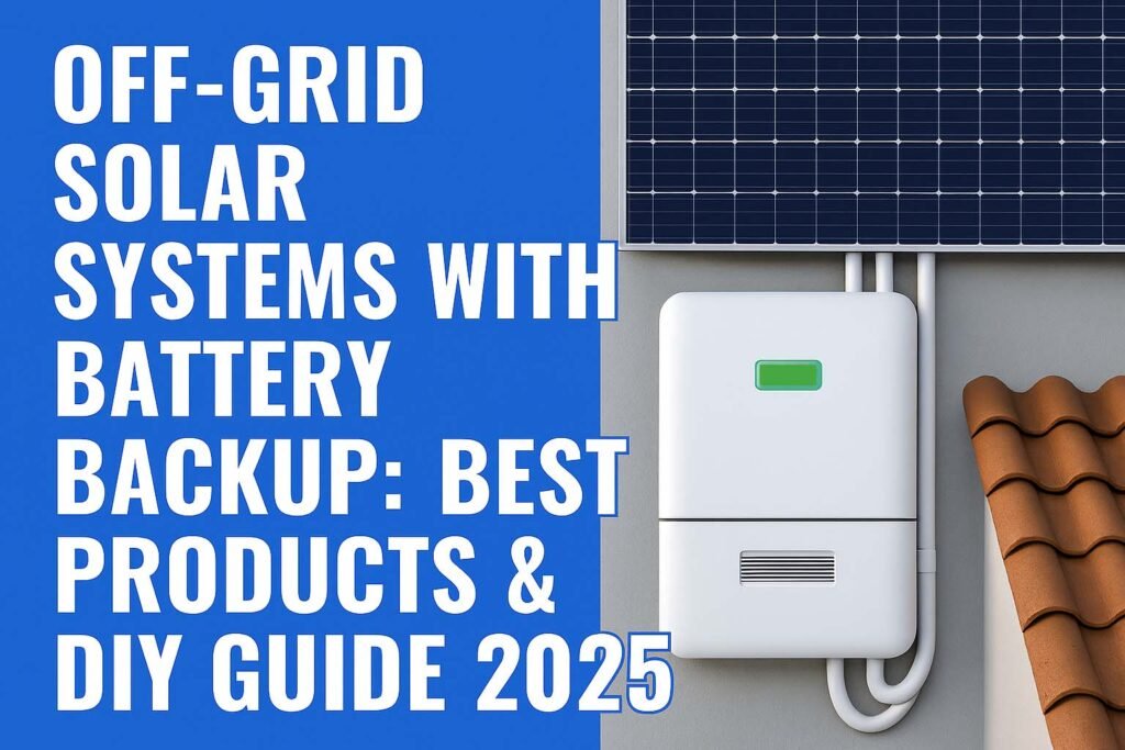 Off-Grid Solar Systems with Battery Backup: Best Products & DIY Guide 2025 1 Off-Grid Solar Systems with Battery Backup: Best Products & DIY Guide 2025