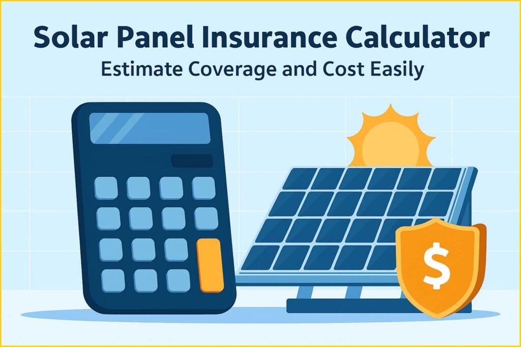 Solar Panel Insurance Calculator – Estimate Coverage and Cost Easily 1 Solar Panel Insurance Calculator – Estimate Coverage and Cost Easily