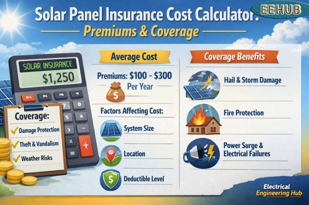 Solar Panel Insurance Cost Calculator Premiums & Coverage