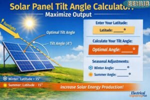 Solar Panel Tilt Angle Calculator Maximize Output Solar Panel Tilt Angle Calculator: Maximize Output