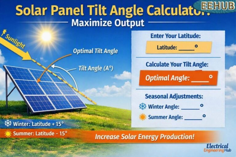 Solar Panel Tilt Angle Calculator: Maximize Output 1 Solar Panel Tilt Angle Calculator Maximize Output