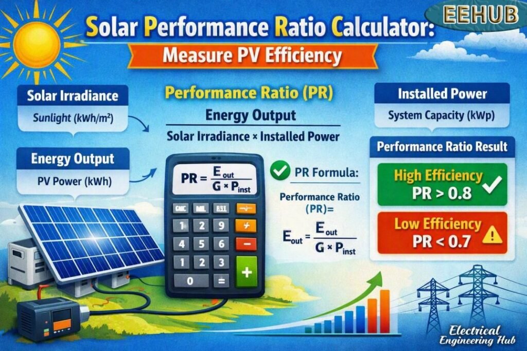 Solar Performance Ratio Calculator Measure PV Efficiency