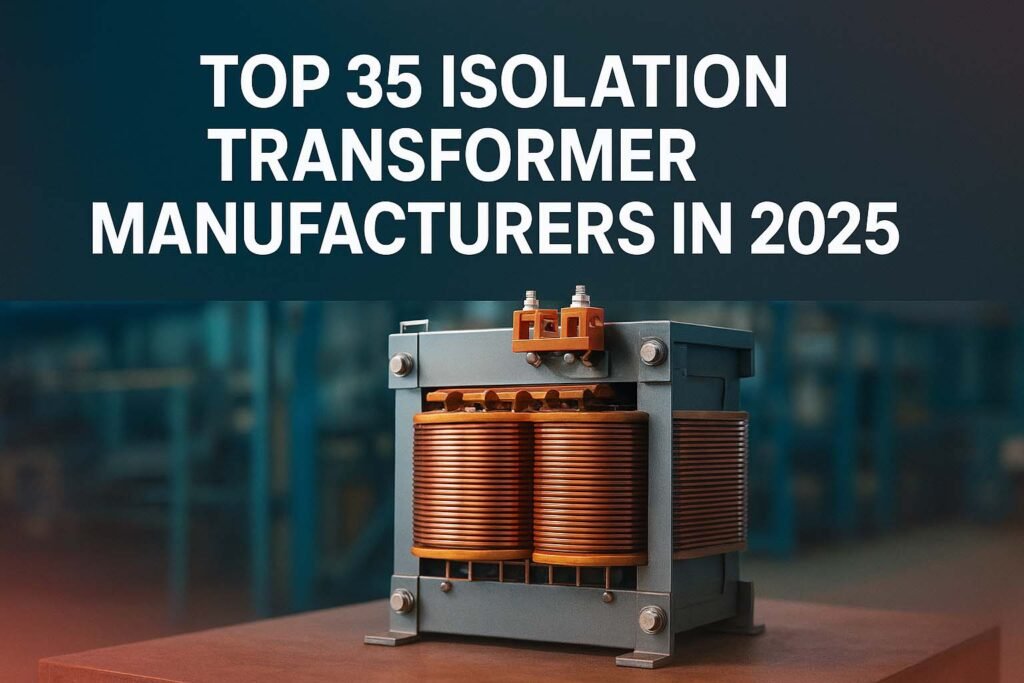 Top 35 Isolation Transformer Manufacturers in 2025 1 Top 35 Isolation Transformer Manufacturers in 2025