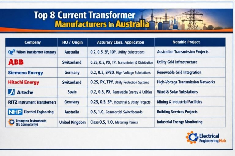 Top 8 Current Transformer Manufacturers in Australia 3 Top 8 Current Transformer Manufacturers in Australia