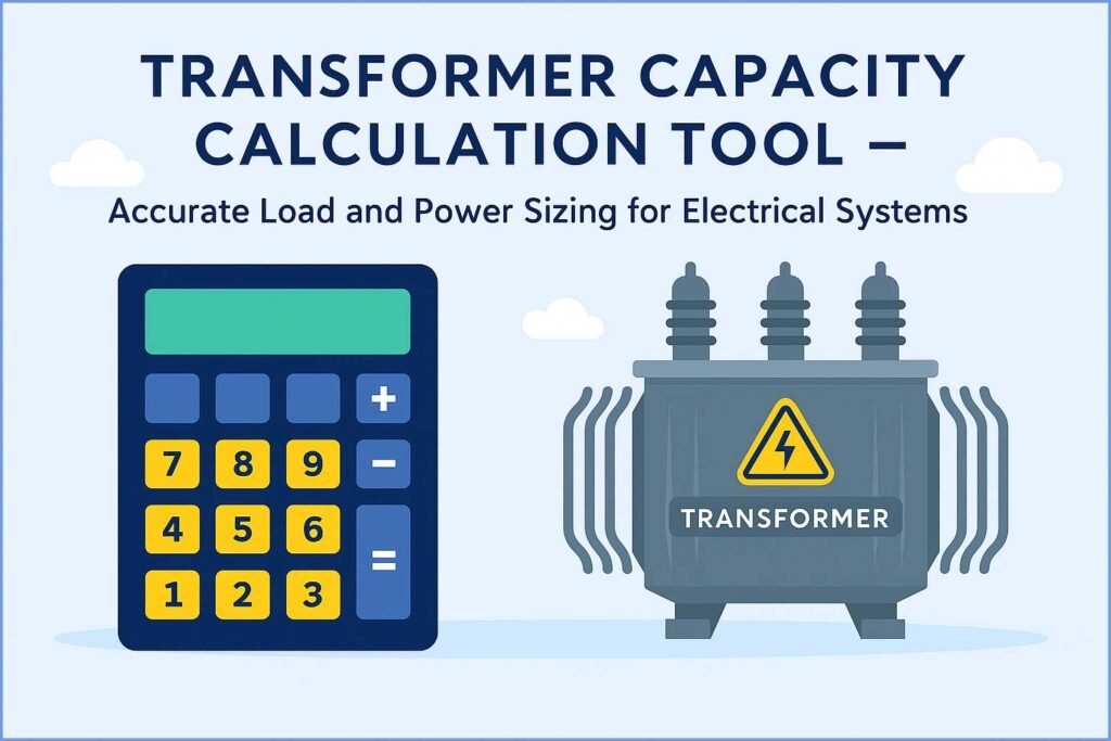 Transformer Capacity Calculation Tool – Accurate Load and Power Sizing for Electrical Systems