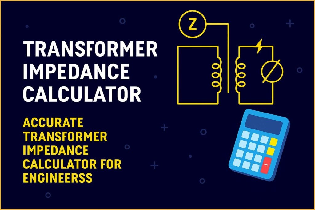 Transformer Impedance Calculation Tool – Accurate Transformer Impedance Calculator for Engineers 1 Transformer Impedance Calculation Tool – Accurate Transformer Impedance Calculator for Engineers