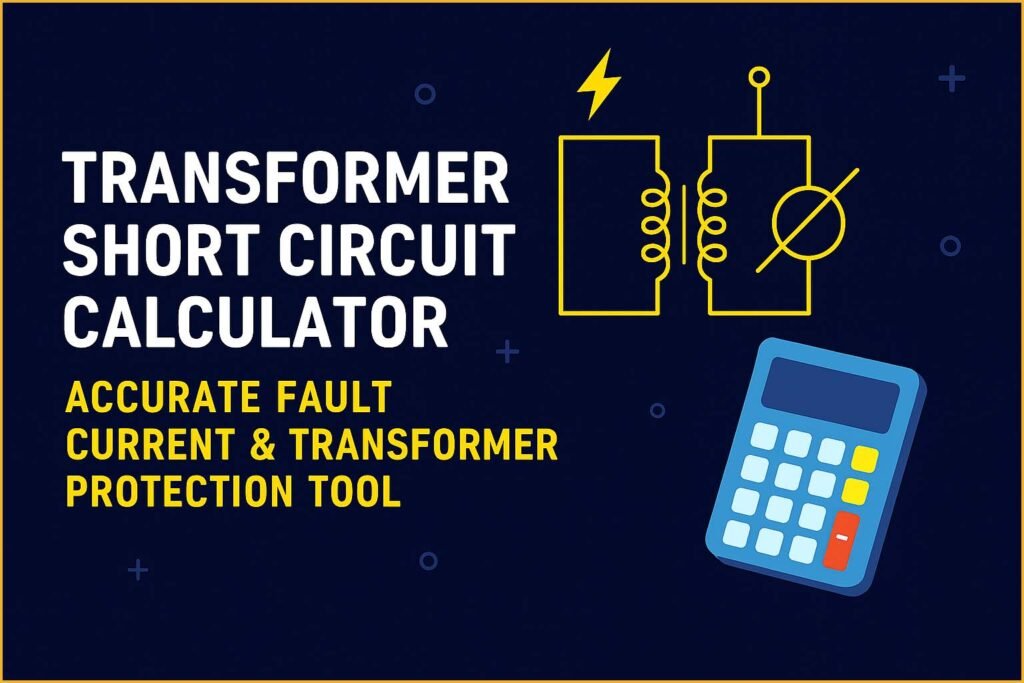 Transformer Short Circuit Calculator – Accurate Fault Current & Transformer Protection Tool 1 Transformer Short Circuit Calculator – Accurate Fault Current & Transformer Protection Tool