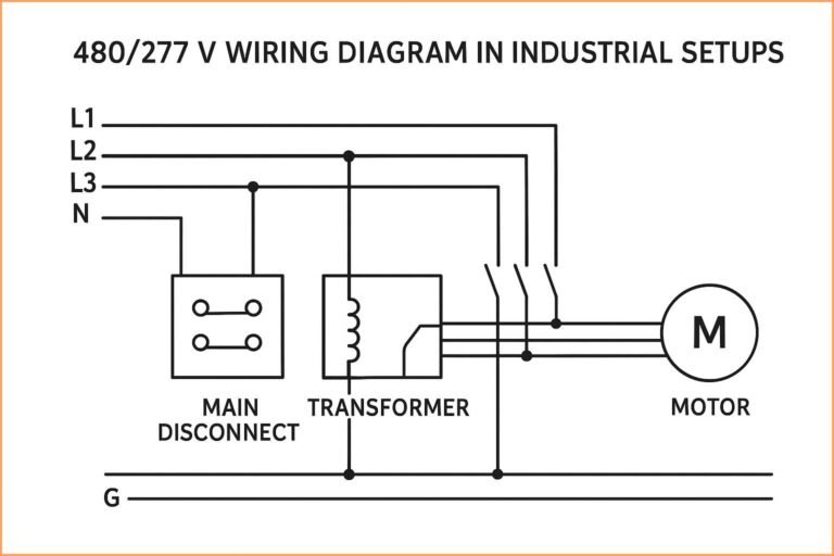 480/277 V Wiring Diagram in Industrial Setups