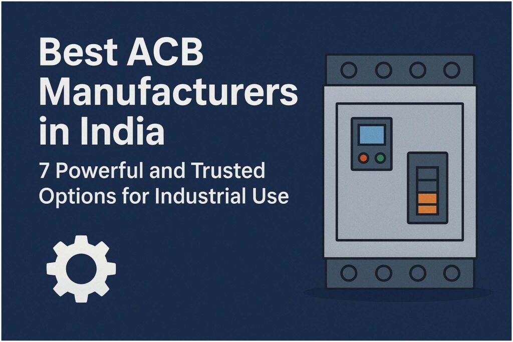 Best ACB Manufacturers in India: 7 Powerful and Trusted Options for Industrial Use