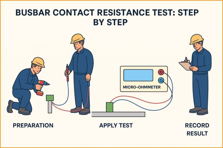 Busbar Contact Resistance Test: Step by Step