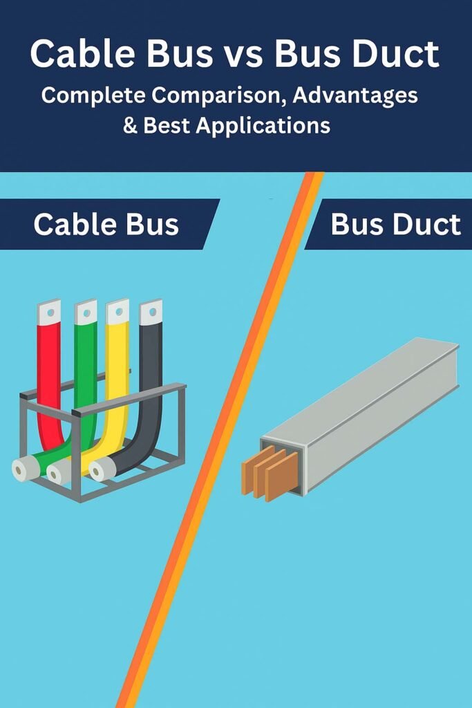 Cable Bus vs Bus Duct: Complete Comparison, Advantages & Best Applications 1 Cable Bus vs Bus Duct: Complete Comparison, Advantages & Best Applications