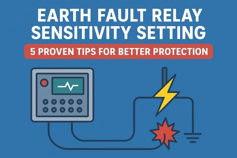 Earth Fault Relay Sensitivity Setting 5 Proven Tips for Better Protection