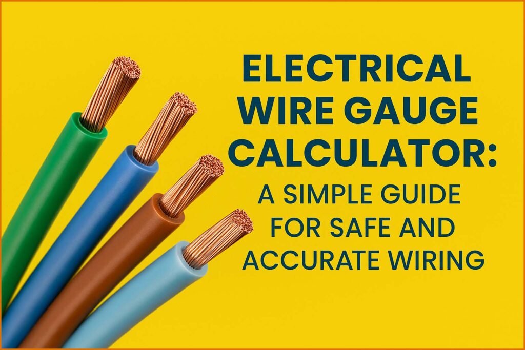 Electrical Wire Gauge Calculator: A Simple Guide for Safe and Accurate Wiring 1 Electrical Wire Gauge Calculator: A Simple Guide for Safe and Accurate Wiring