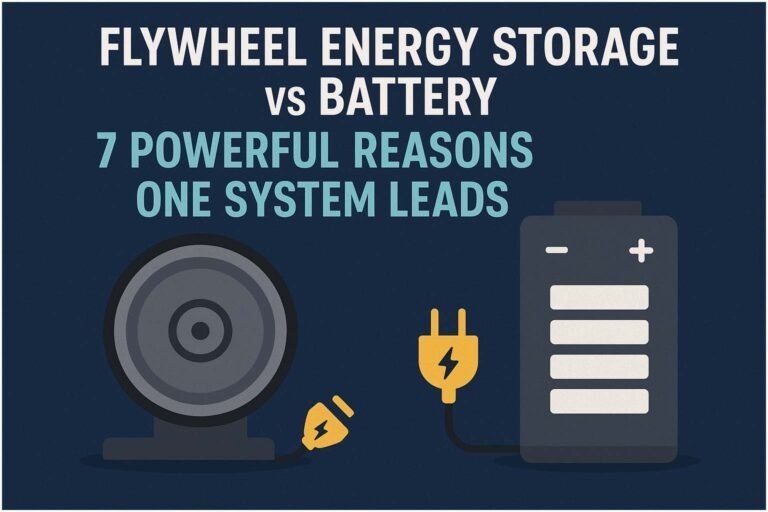 Flywheel Energy Storage vs Battery: 7 Powerful Reasons One System Leads 5 Flywheel Energy Storage vs Battery: 7 Powerful Reasons One System Leads