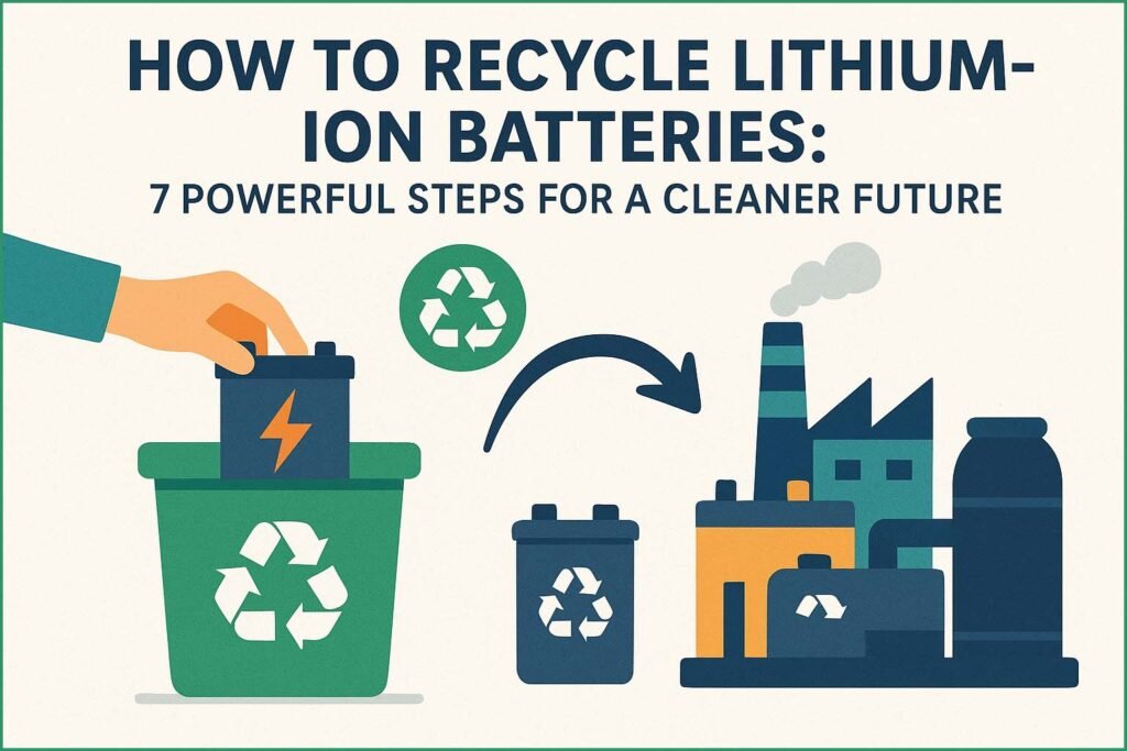 How to Recycle Lithium Ion Batteries: 7 Powerful Steps for a Cleaner Future 1 How to Recycle Lithium Ion Batteries: 7 Powerful Steps for a Cleaner Future