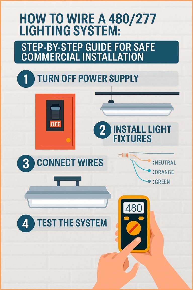 How to Wire a 480/277 Lighting System Step-By-Step Guide for Safe Commercial Installation