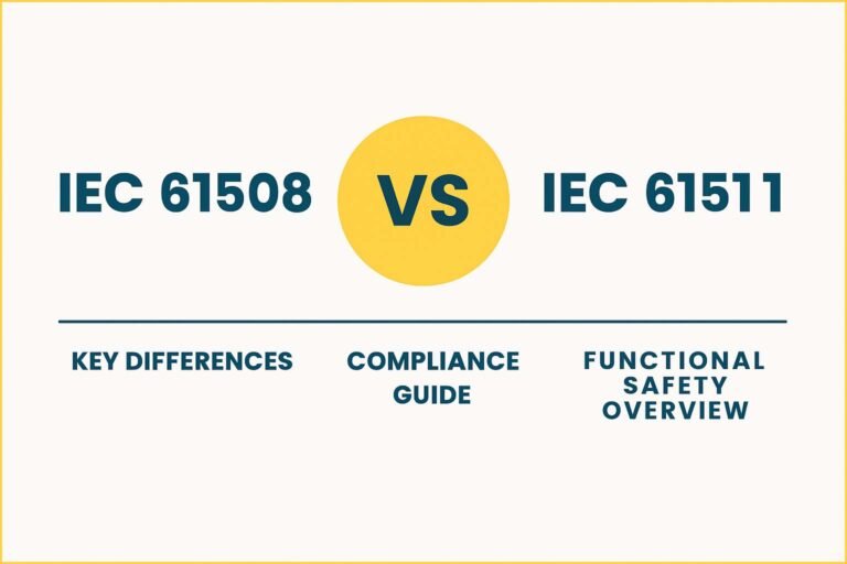 IEC 61508 vs IEC 61511: Key Differences, Compliance Guide & Functional Safety Overview