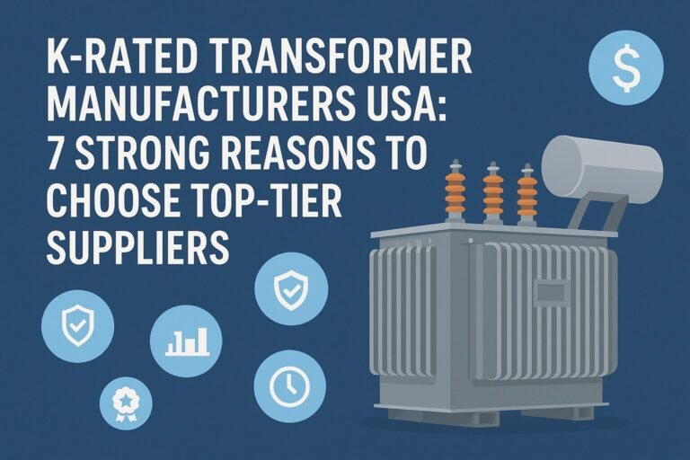 K-Rated Transformer Manufacturers in USA: 7 Strong Reasons to Choose Top-Tier Suppliers 4 K-Rated Transformer Manufacturers in USA: 7 Strong Reasons to Choose Top-Tier Suppliers