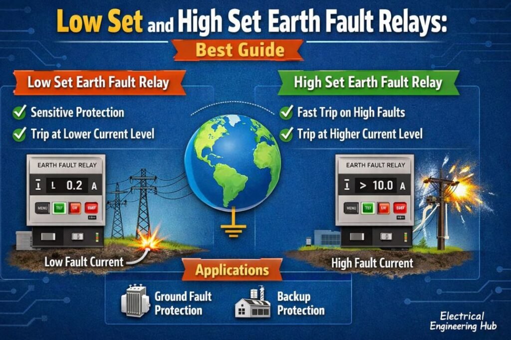 Low Set and High Set Earth Fault Relays Best Guide