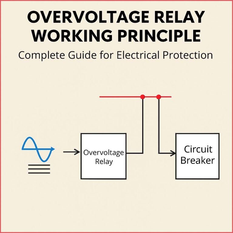 Overvoltage Relay Working Principle: Complete Guide for Electrical Protection