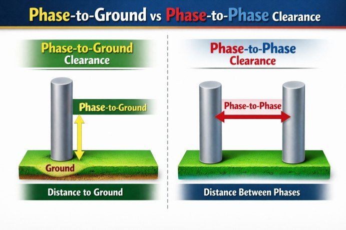 Phase-to-Ground vs Phase-to-Phase Clearance