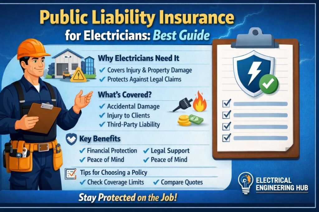 Public Liability Insurance for Electrician Cost, Coverage & Best Policies (2026)