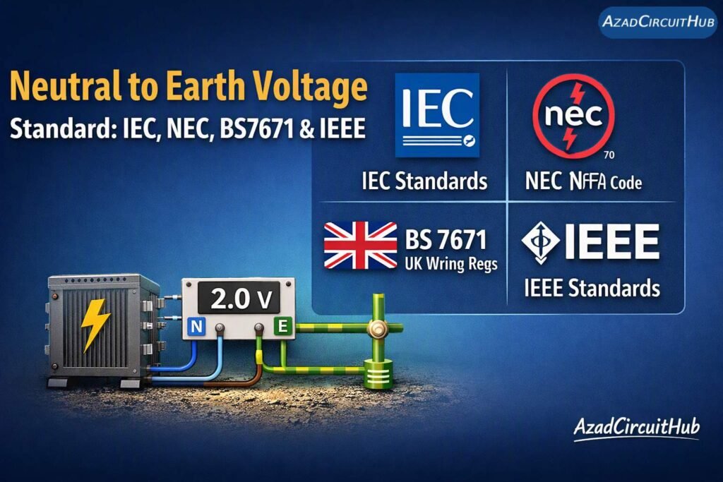 Standard for Neutral to Earth Voltage: IEC, NEC, BS7671 & IEEE 1 Standard for Neutral to Earth Voltage IEC, NEC, BS7671 & IEEE