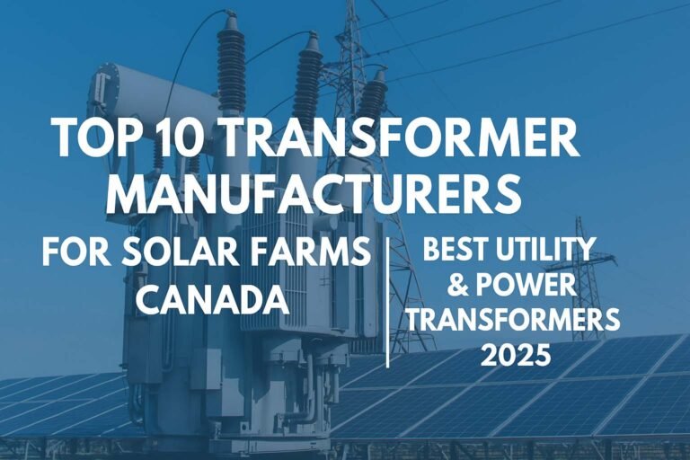 Top 10 Transformer Manufacturers for Solar Farms Canada | Best Utility & Power Transformers 2025