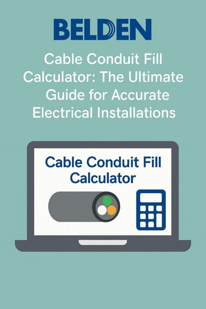 Belden Cable Conduit Fill Calculator: The Ultimate Guide for Accurate Electrical Installations 1 Belden Cable Conduit Fill Calculator The Ultimate Guide for Accurate Electrical Installations
