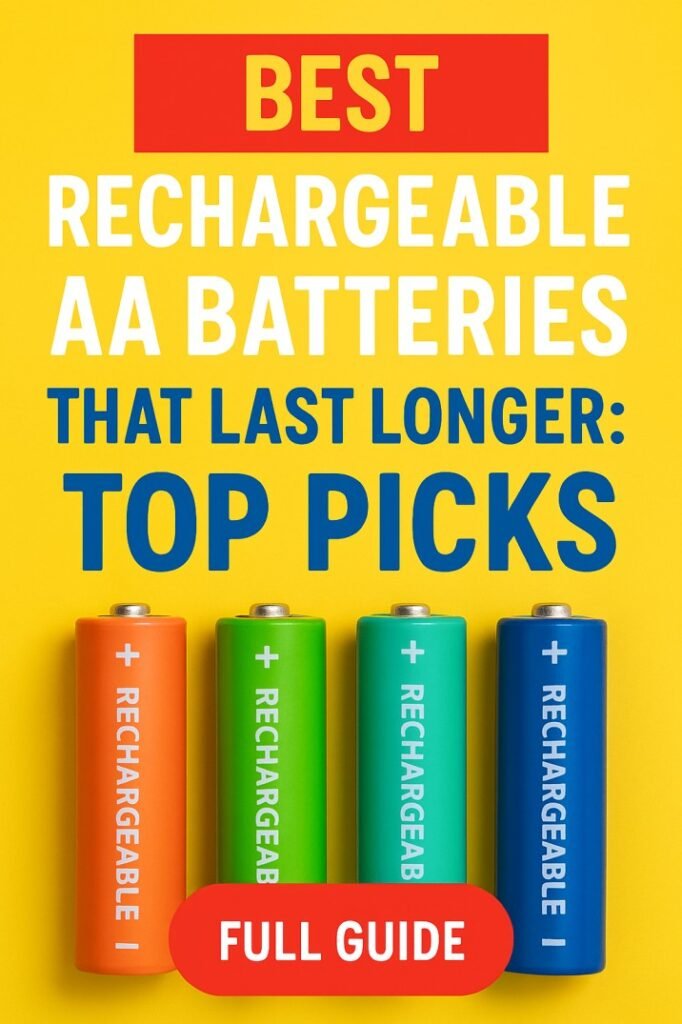 Best Rechargeable AA Batteries That Last Longer: Top Picks 1 Best Rechargeable AA Batteries That Last Longer Top Picks
