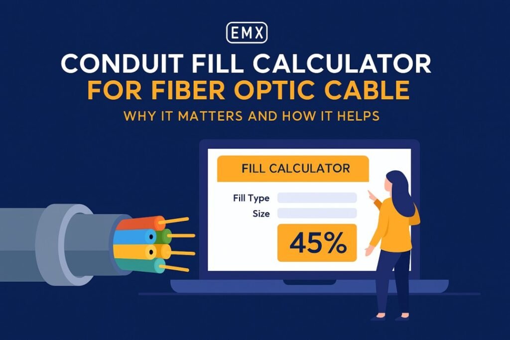 Conduit Fill Calculator for Fiber Optic Cable Why It Matters and How It Helps