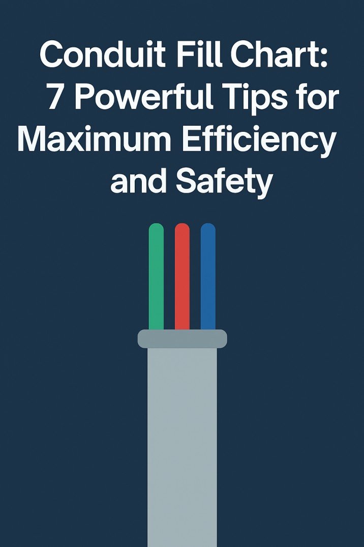 Conduit Fill Chart 7 Powerful Tips for Maximum Efficiency and Safety
