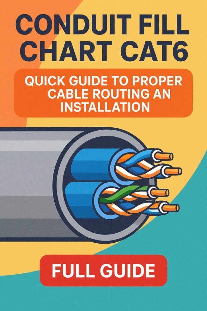 Conduit Fill Chart Cat6 Quick Guide to Proper Cable Routing and Installation