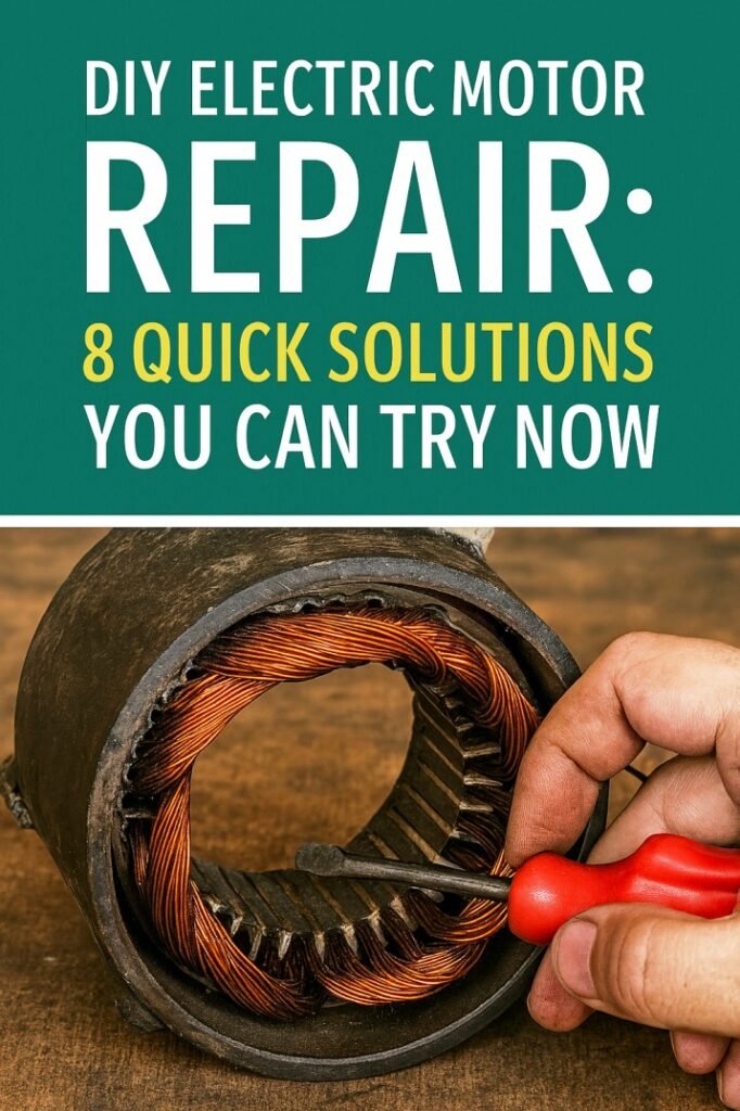 DIY Electric Motor Repair: 8 Quick Solutions You Can Try Now 1 DIY Electric Motor Repair 8 Quick Solutions You Can Try Now