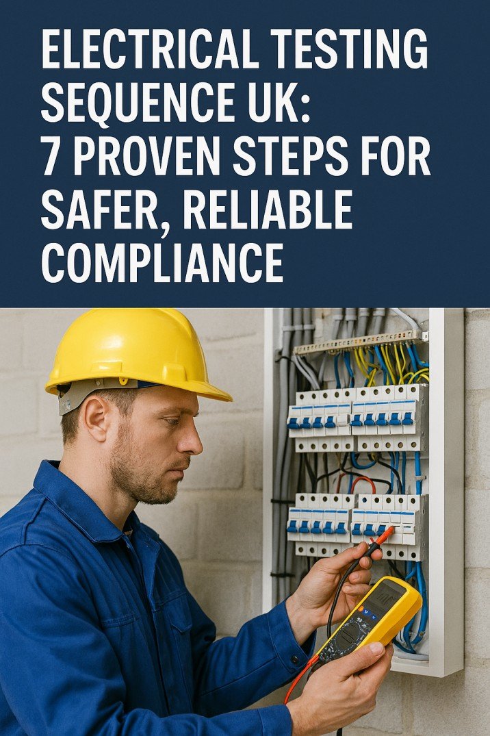 Electrical Testing Sequence UK 7 Proven Steps for Safer, Reliable Compliance