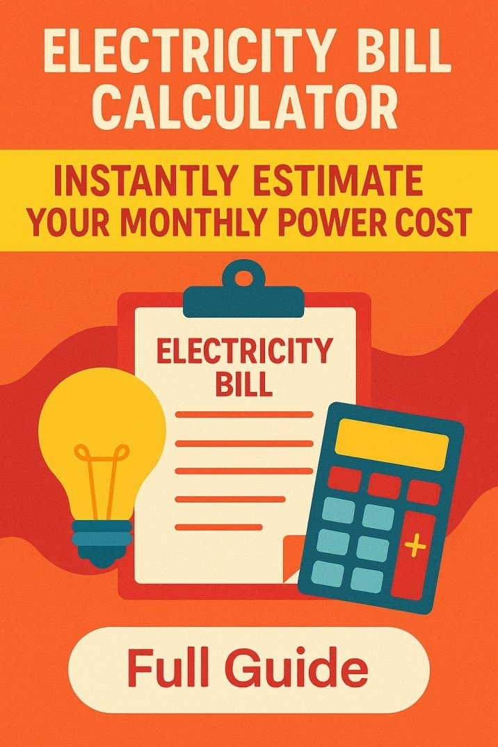Electricity Bill Calculator: Instantly Estimate Your Monthly Power Cost 1 Electricity Bill Calculator Instantly Estimate Your Monthly Power Cost