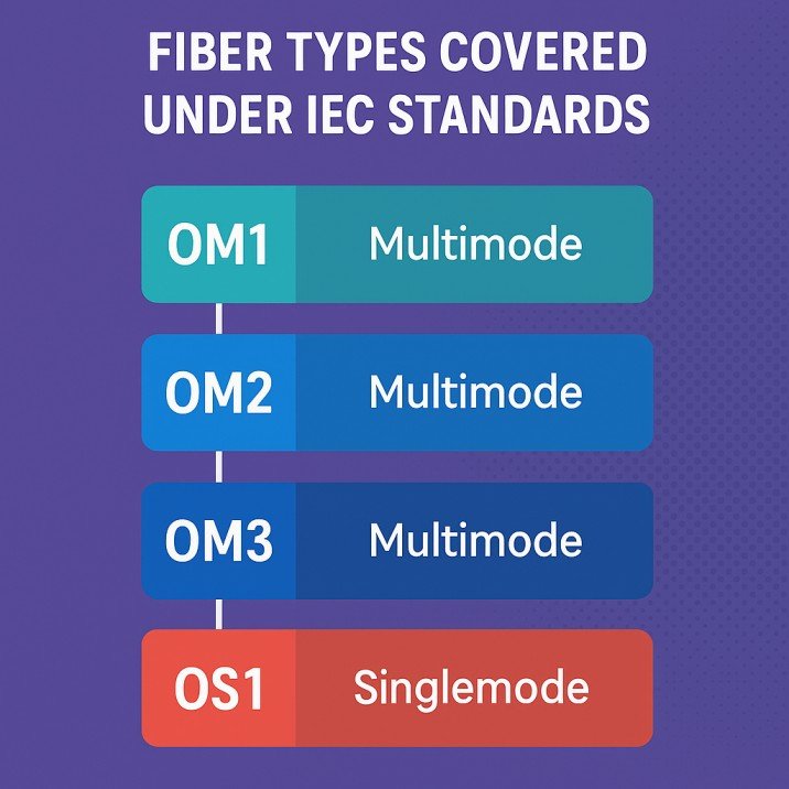 IEC Standard for Fiber Optic Cable: Important Compliance Guide for High Performance Networks 2 Fiber Types Covered Under IEC Standards