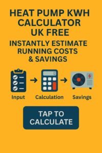 Heat Pump KWh Calculator UK Free – Instantly Estimate Running Costs & Savings