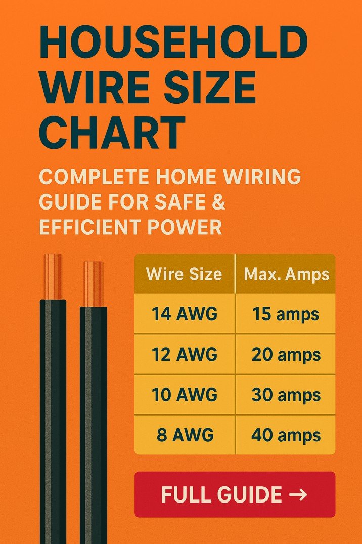 Household Wire Size Chart Complete Home Wiring Guide for Safe & Efficient Power