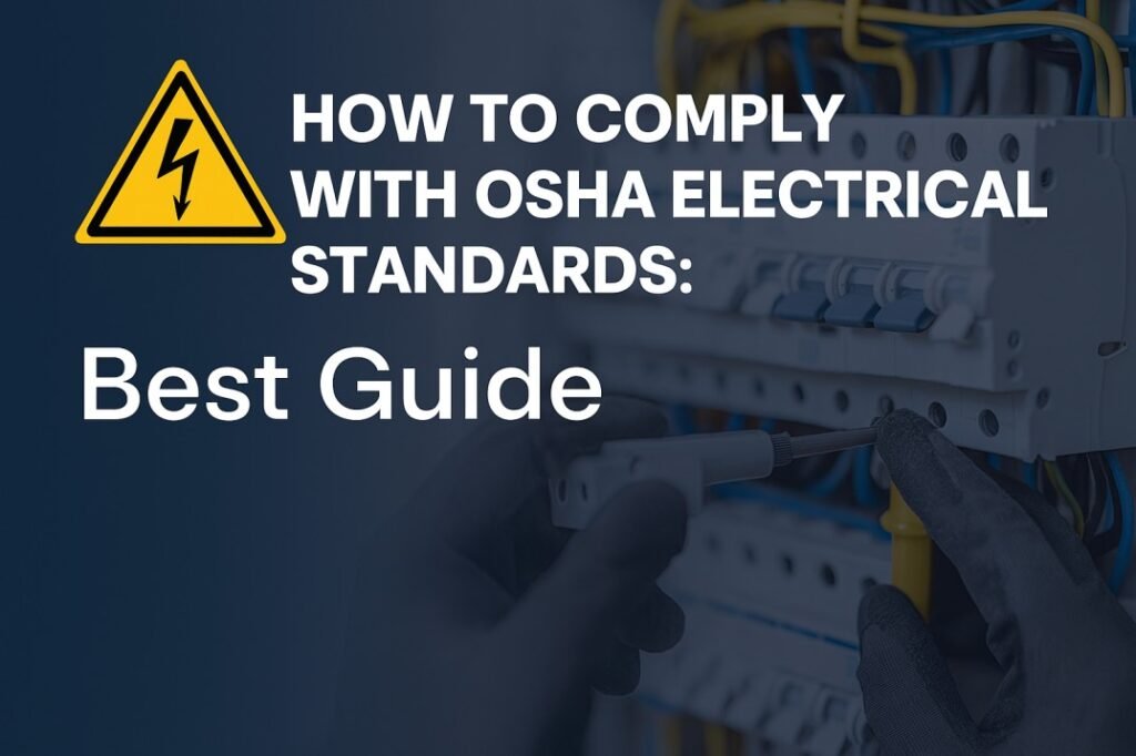 How to Comply with OSHA Electrical Standards: Best Guide 1 How to Comply with OSHA Electrical Standards Best Guide