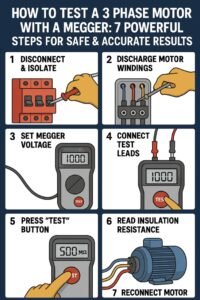 How to Test a 3 Phase Motor With a Megger 7 Powerful Steps for Safe & Accurate Results