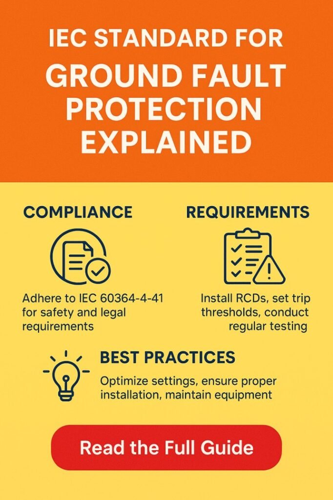 IEC Standard for Ground Fault Protection Explained: Compliance, Requirements & Best Practices 1 IEC Standard for Ground Fault Protection Explained Compliance, Requirements & Best Practices
