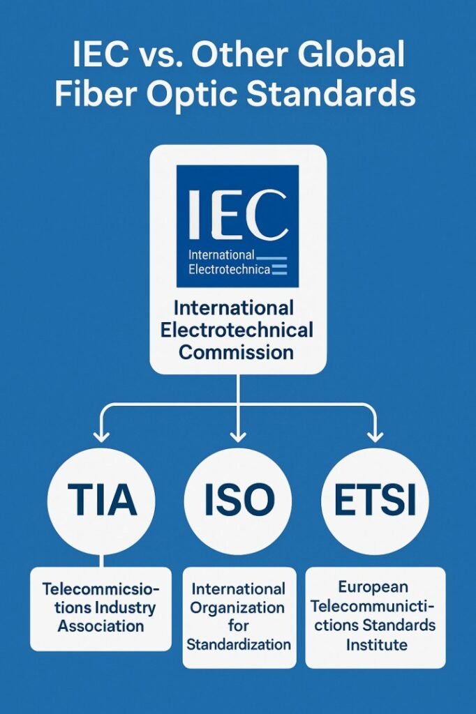 IEC Standard for Fiber Optic Cable: Important Compliance Guide for High Performance Networks 3 IEC vs Other Global Fiber Optic Standards