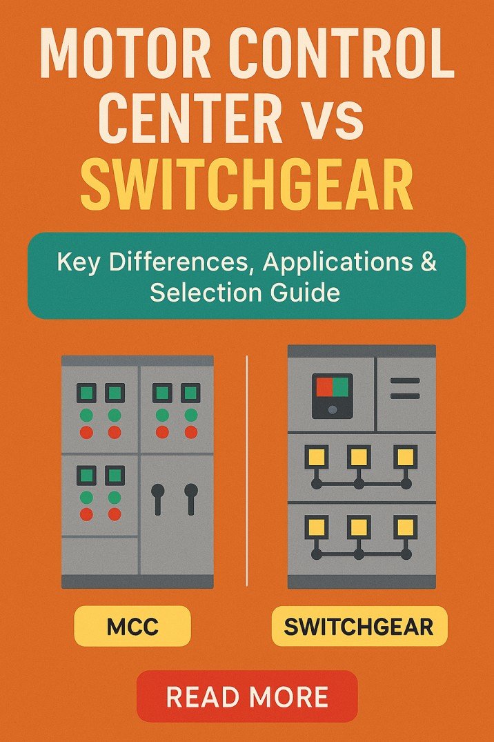 Motor Control Center vs Switchgear: Key Differences, Applications & Selection Guide 2 Motor Control Center vs Switchgear Key Differences, Applications & Selection Guide