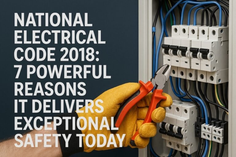 National Electrical Code 2018: 7 Powerful Reasons It Delivers Exceptional Safety Today 2 National Electrical Code 2018 7 Powerful Reasons It Delivers Exceptional Safety Today