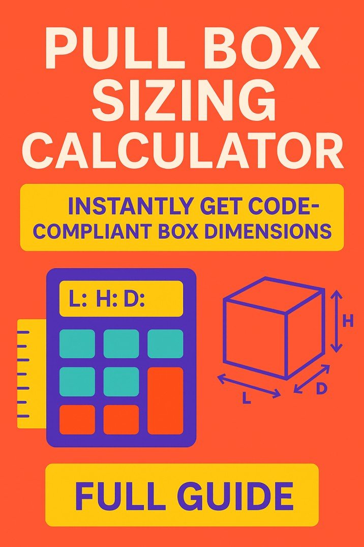 Pull Box Sizing Calculator Instantly Get Code-Compliant Box Dimensions