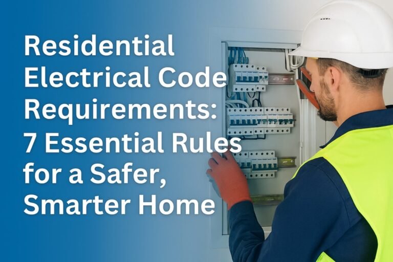 Residential Electrical Code Requirements 7 Essential Rules for a Safer, Smarter Home