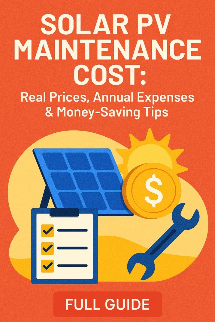 Solar PV Maintenance Cost Real Prices, Annual Expenses & Money-Saving Tips