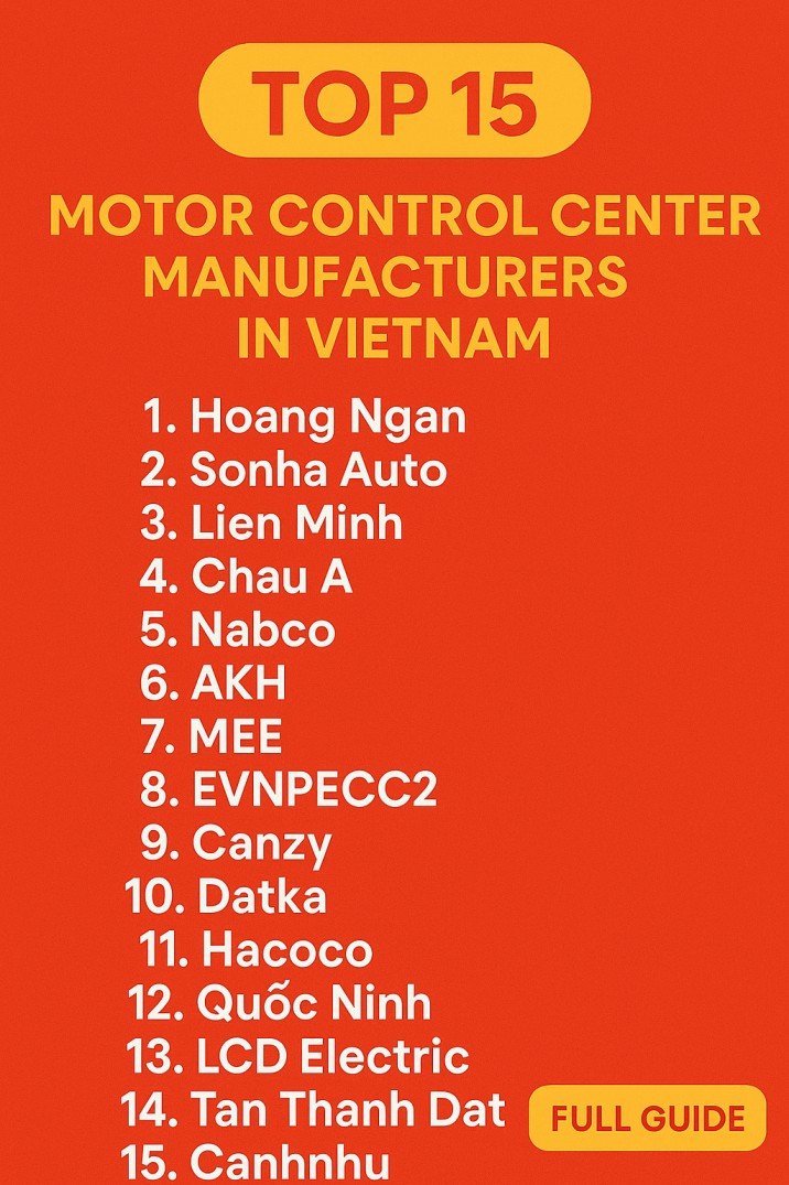 Top 15 Motor Control Center Manufacturers in Vietnam