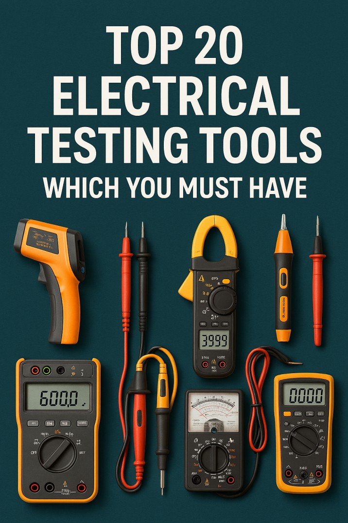 Top 20 Electrical Testing Tools Which You Must Have 1 Top 20 Electrical Testing Tools Which You Must Have